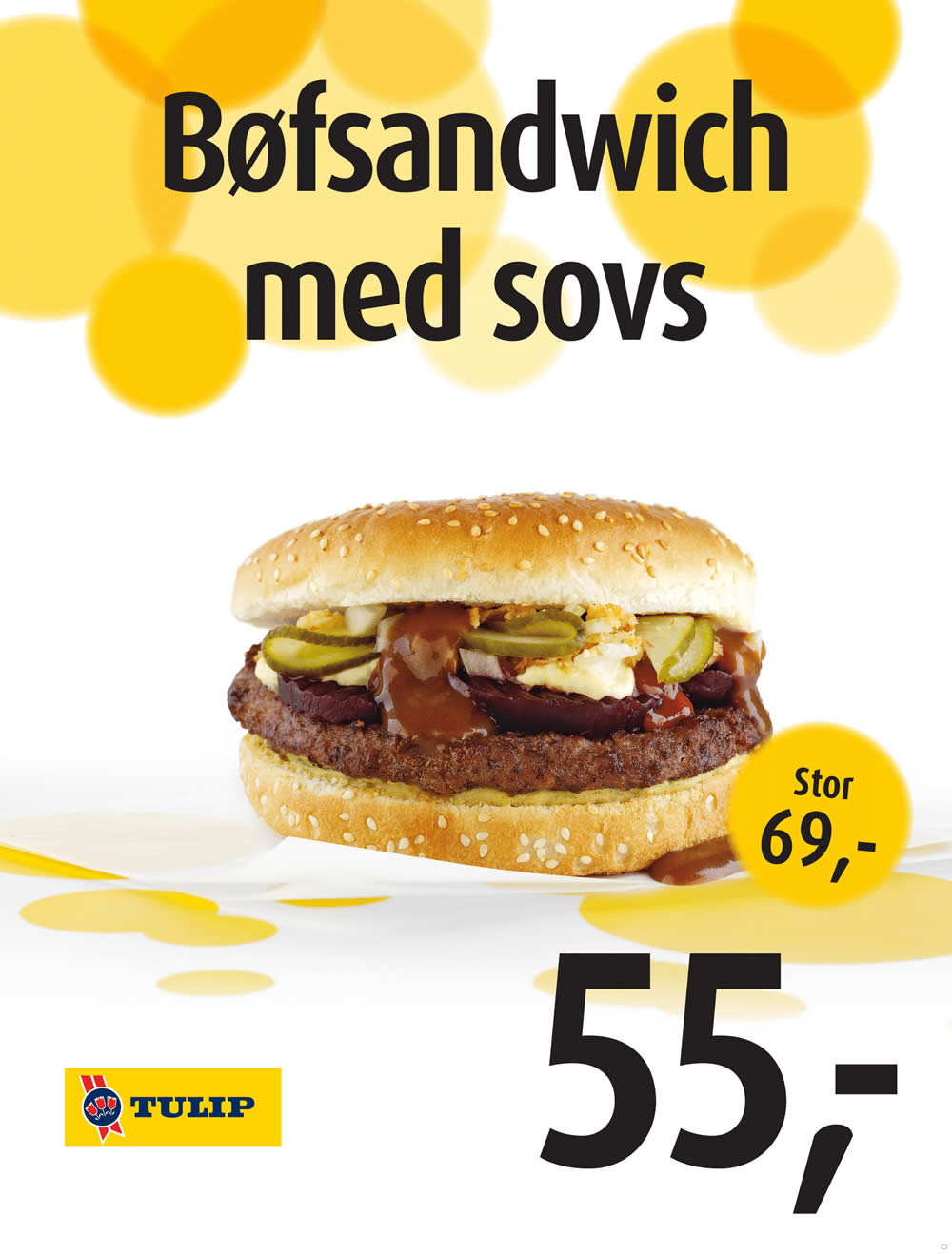 Bøfsandwich med Sovs