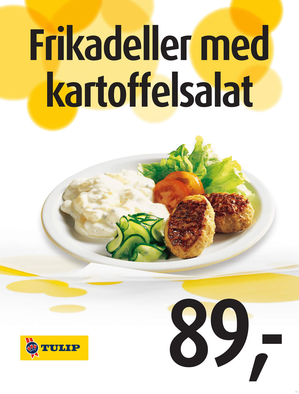 Frikadeller med kartoffelsalat