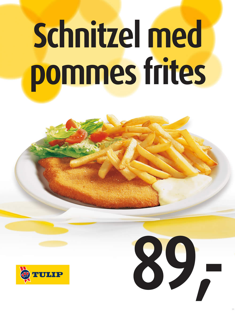 Schnitzel med pommes frites