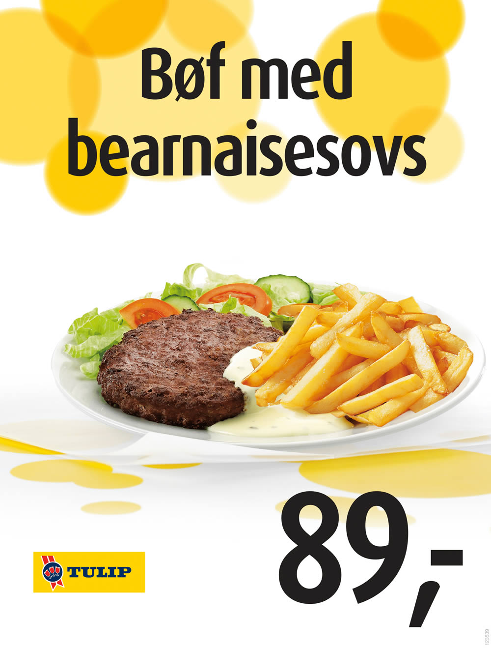 Bøf bearnaise med pommes frittes